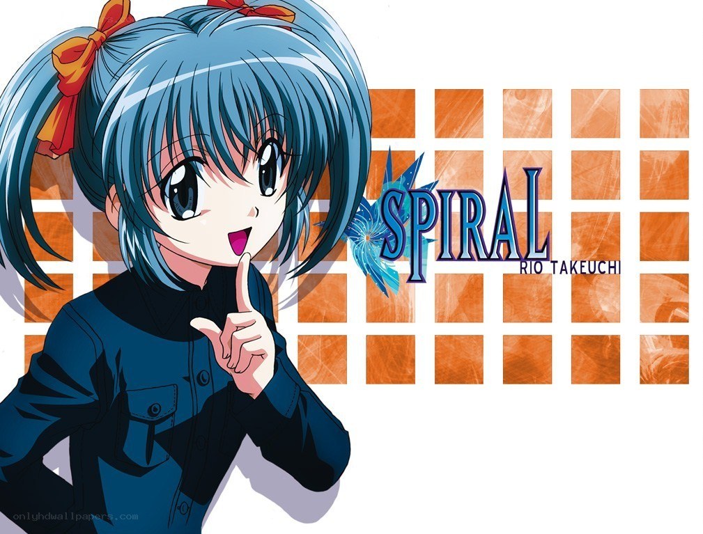 Spiral anime character art