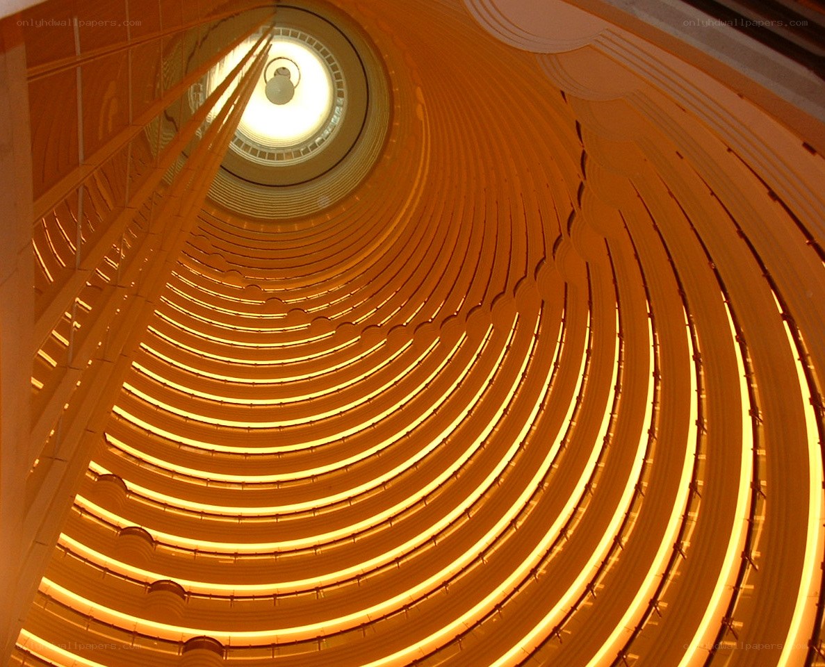 spiral atrium ceiling