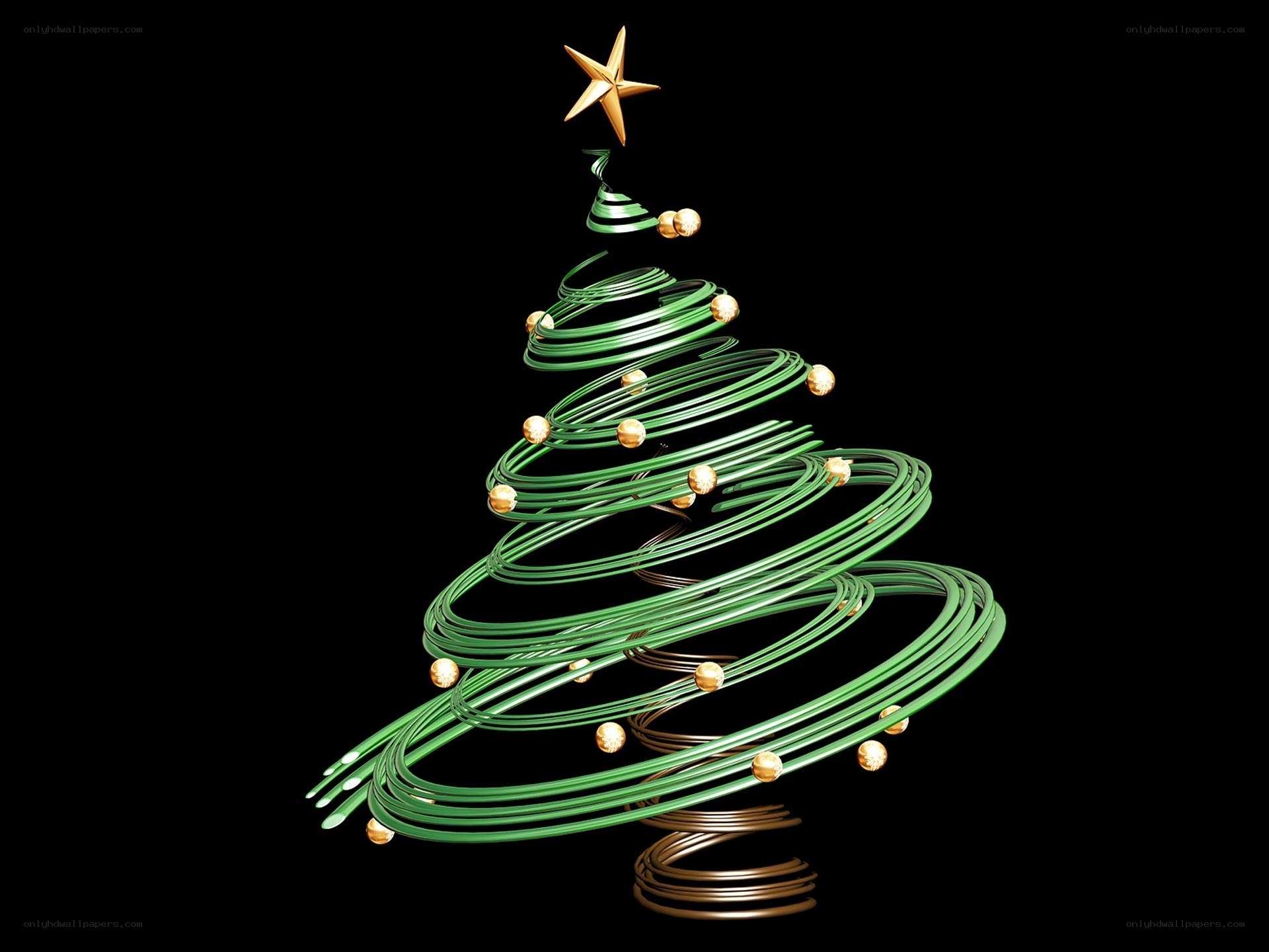 Spiral Christmas tree