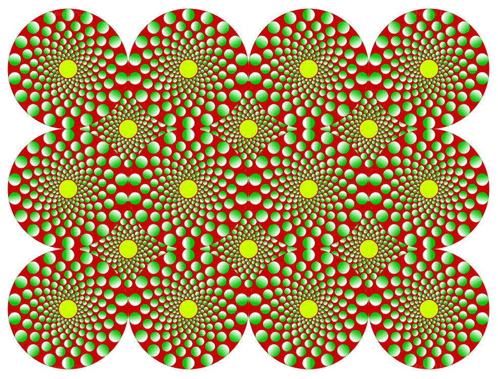 spiral dot pattern