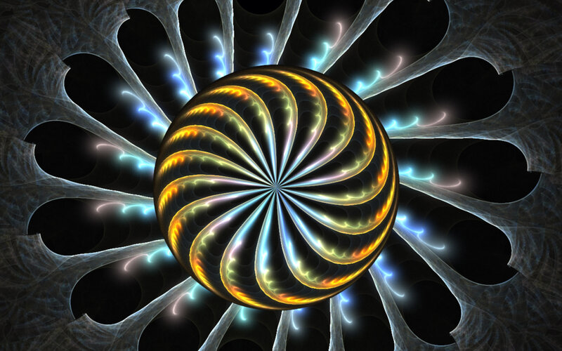 Spiral Fractal Sphere