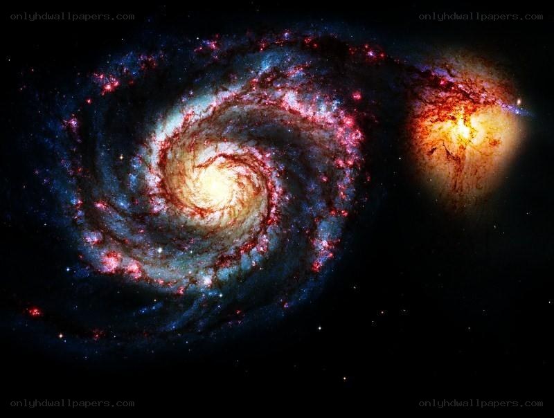 spiral galaxy and starburst
