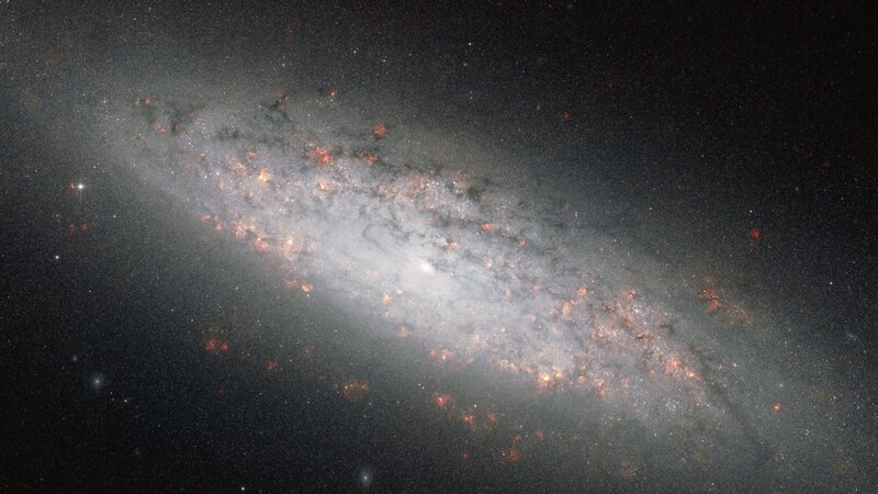 Spiral Galaxy — Black, Cosmic, Night, Photograph, Stars, Nebulae, Dust, White