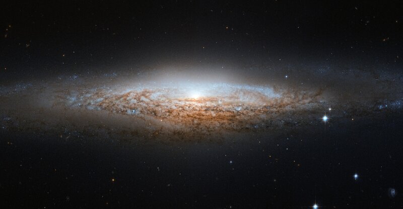 Spiral Galaxy — Black, Cosmic, Photograph, Stars, Dust, Gas, White