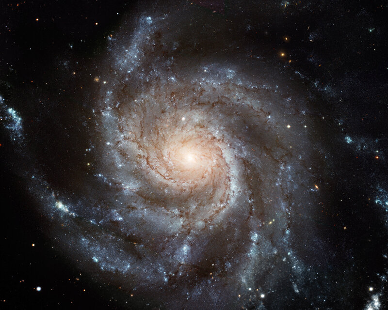 Spiral Galaxy — Black, Cosmic, Photograph, Stars, Nebulae, Space, White, Blue