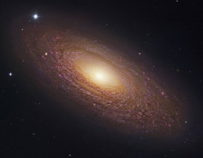 Spiral Galaxy — Black, Dramatic, Night, Photograph, Stars