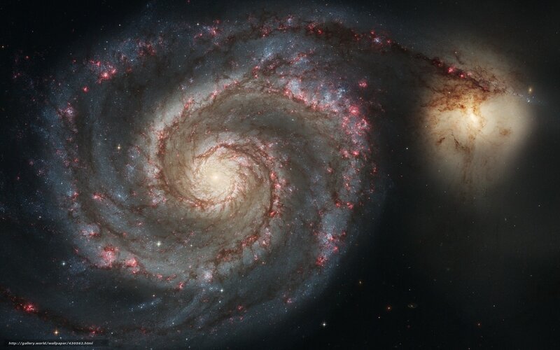 Spiral Galaxy — Black, Dramatic, Photograph