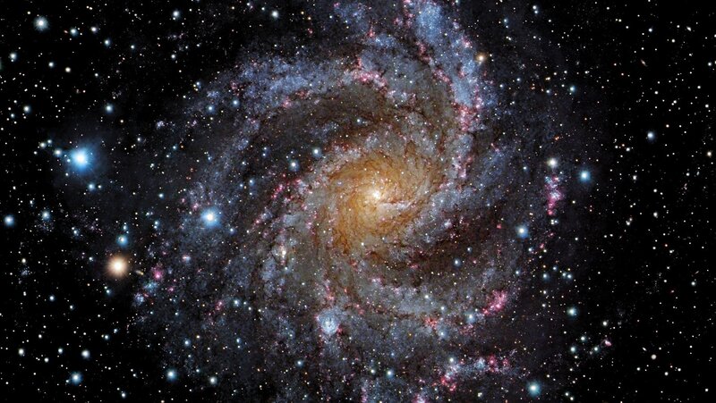 Spiral Galaxy — Black, Nebula