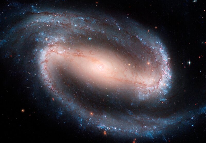 Spiral Galaxy — Blue, Black