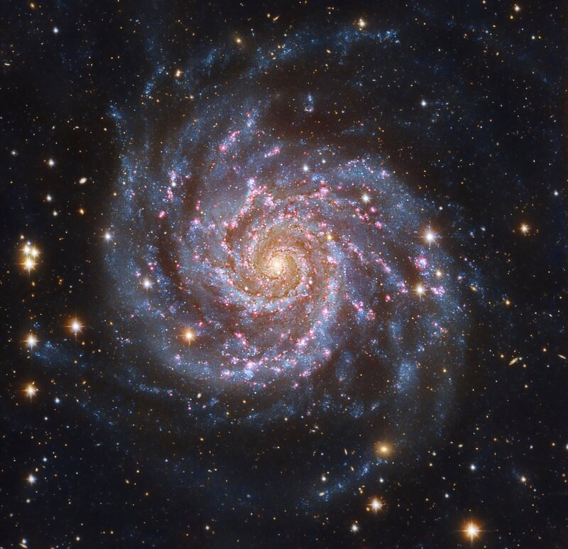 Spiral Galaxy — Blue, Cosmic, Night, Photograph