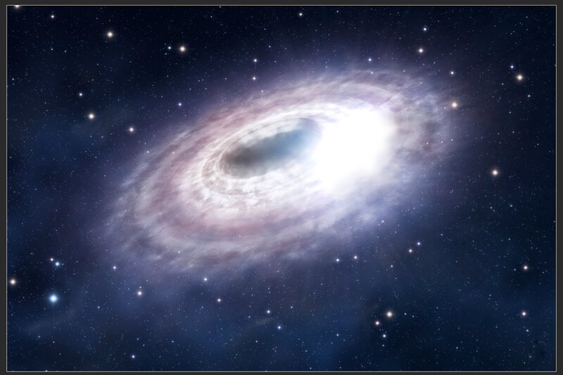 Spiral Galaxy — Blue, Cosmic, Night