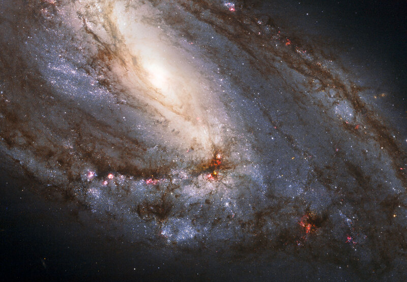 Spiral Galaxy — Blue, Cosmic, Photograph, Stars, Nebulae, Dust