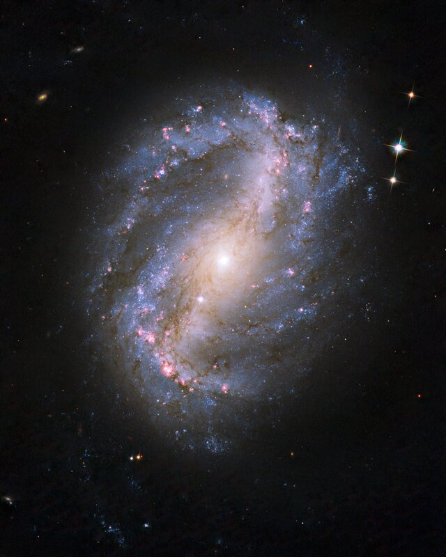 Spiral Galaxy — Blue, Cosmic, Photograph, Stars, Nebulae, Space, White, Black