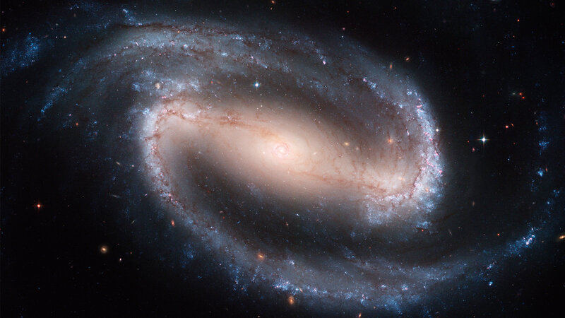 Spiral Galaxy — Blue, Cosmic, Photograph, Stars, Nebulae, Space, White