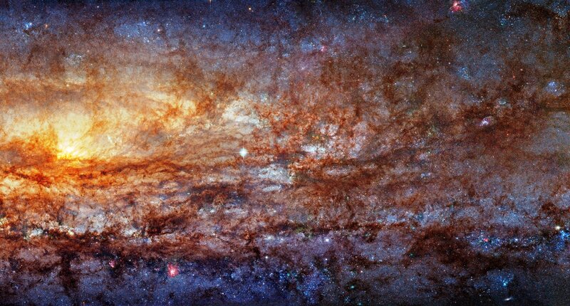 Spiral Galaxy — Blue, Cosmic, Photograph