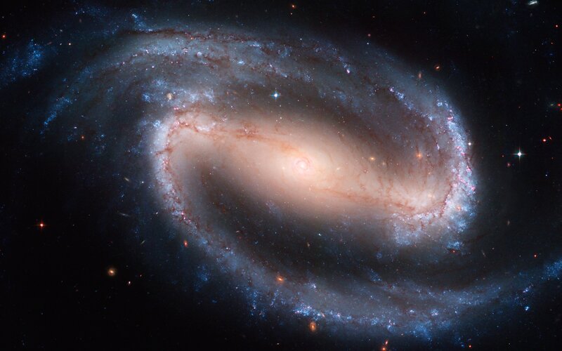 Spiral Galaxy — Blue, Cosmic