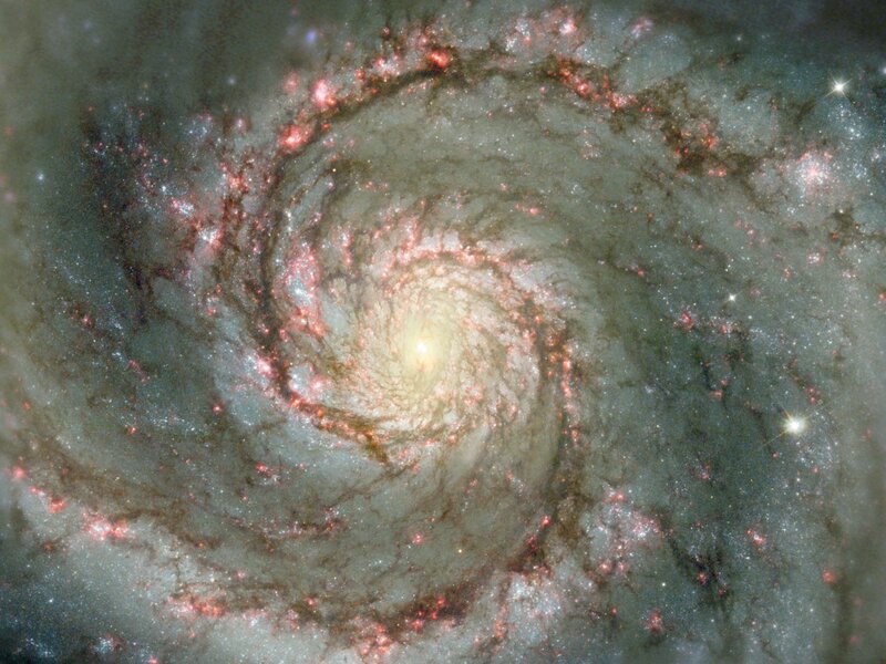 Spiral Galaxy — Gray, Cosmic