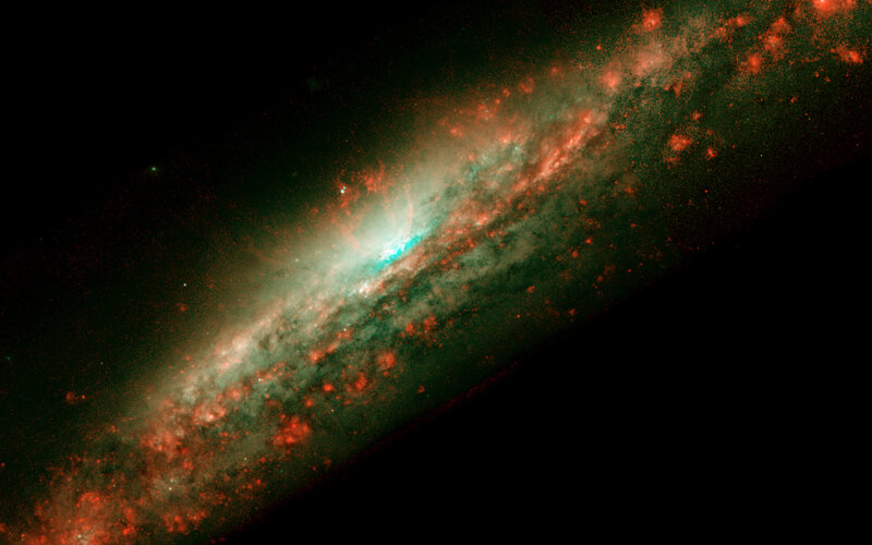 Spiral Galaxy — Green
