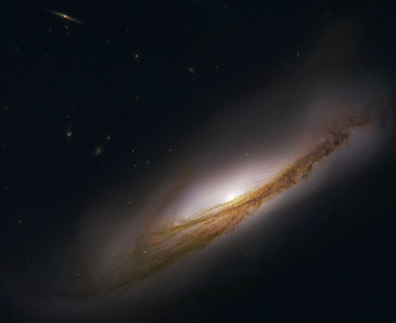 Spiral galaxy in deep space