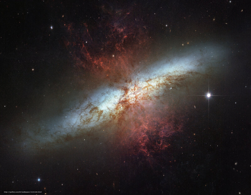 Spiral galaxy in deep space