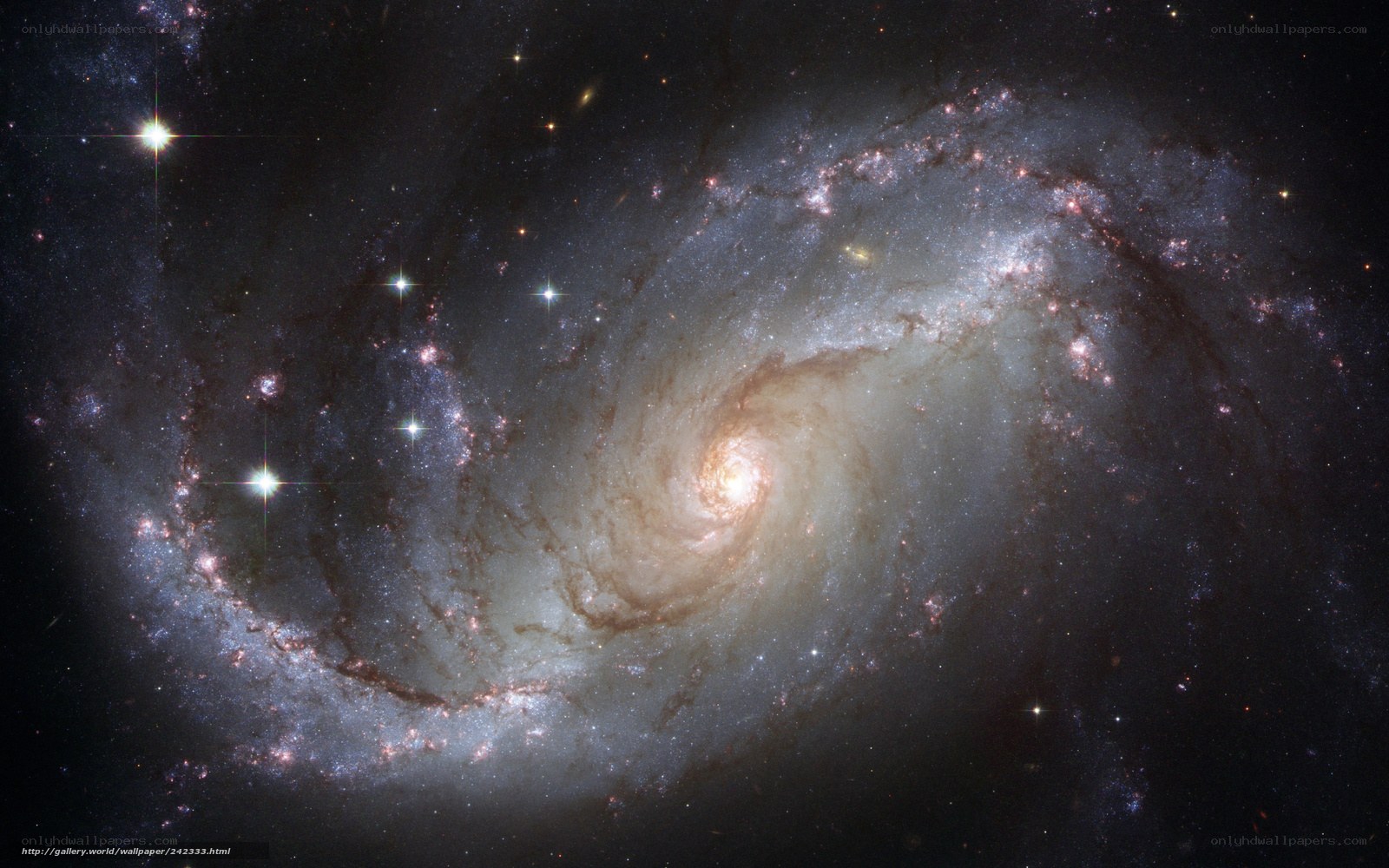 Spiral Galaxy in Deep Space