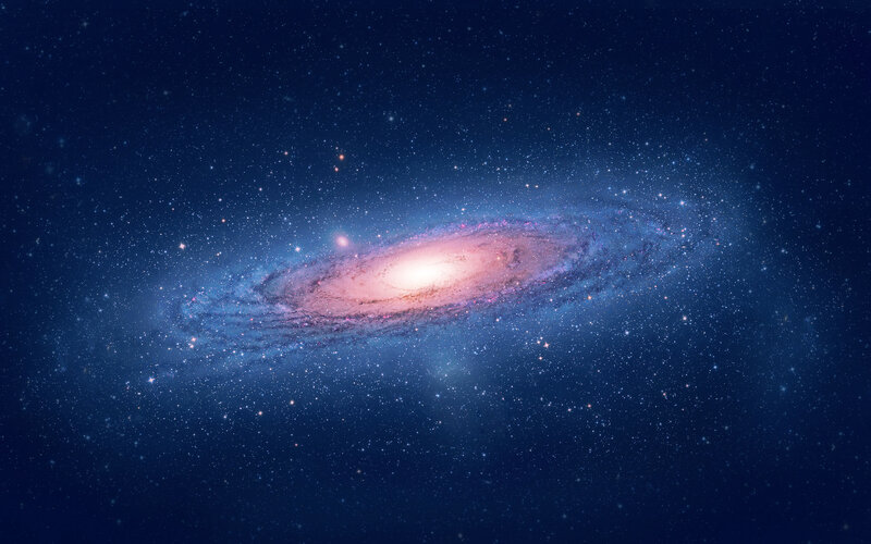 spiral galaxy in deep space