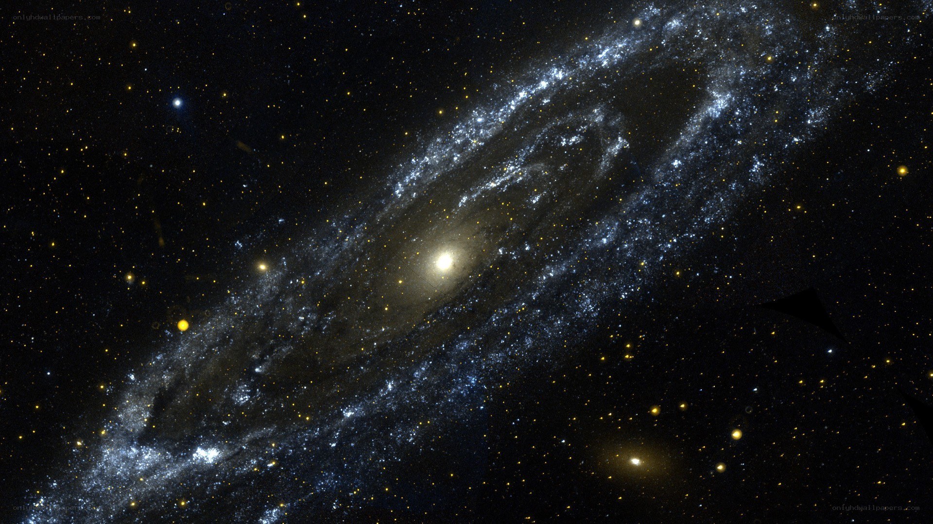 spiral galaxy in deep space