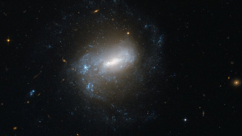 spiral galaxy in deep space