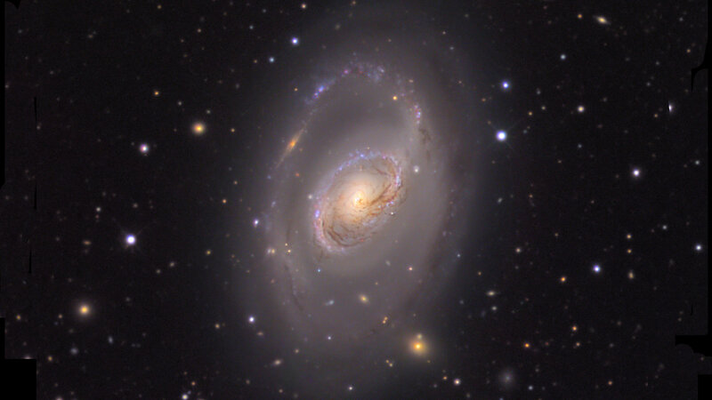 spiral galaxy in deep space