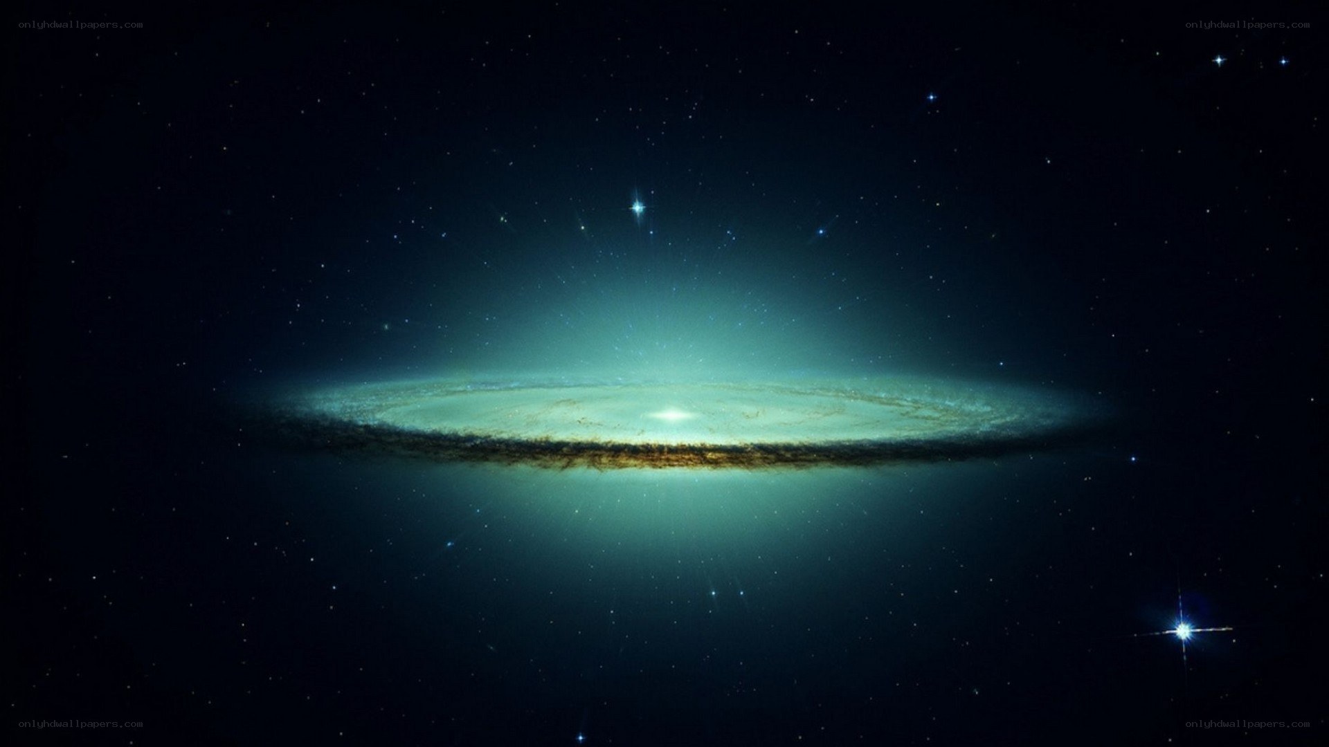 spiral galaxy in deep space