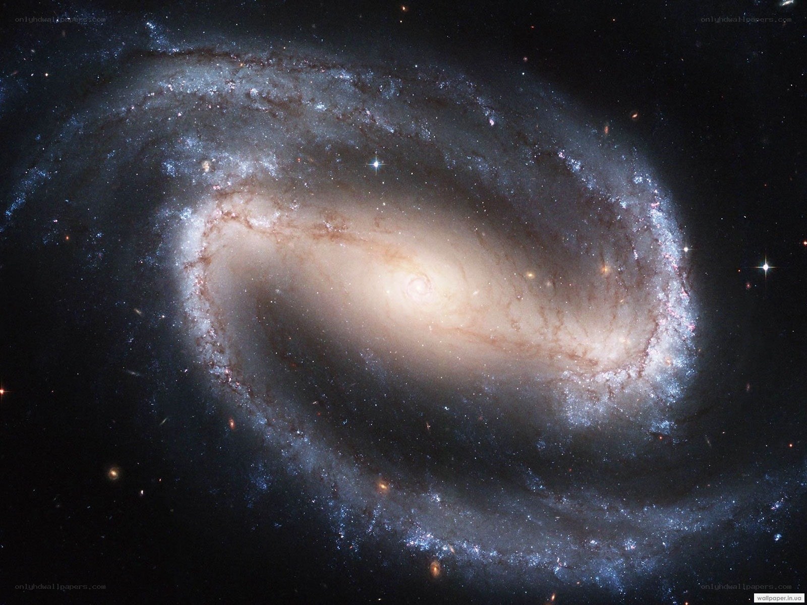 spiral galaxy in deep space
