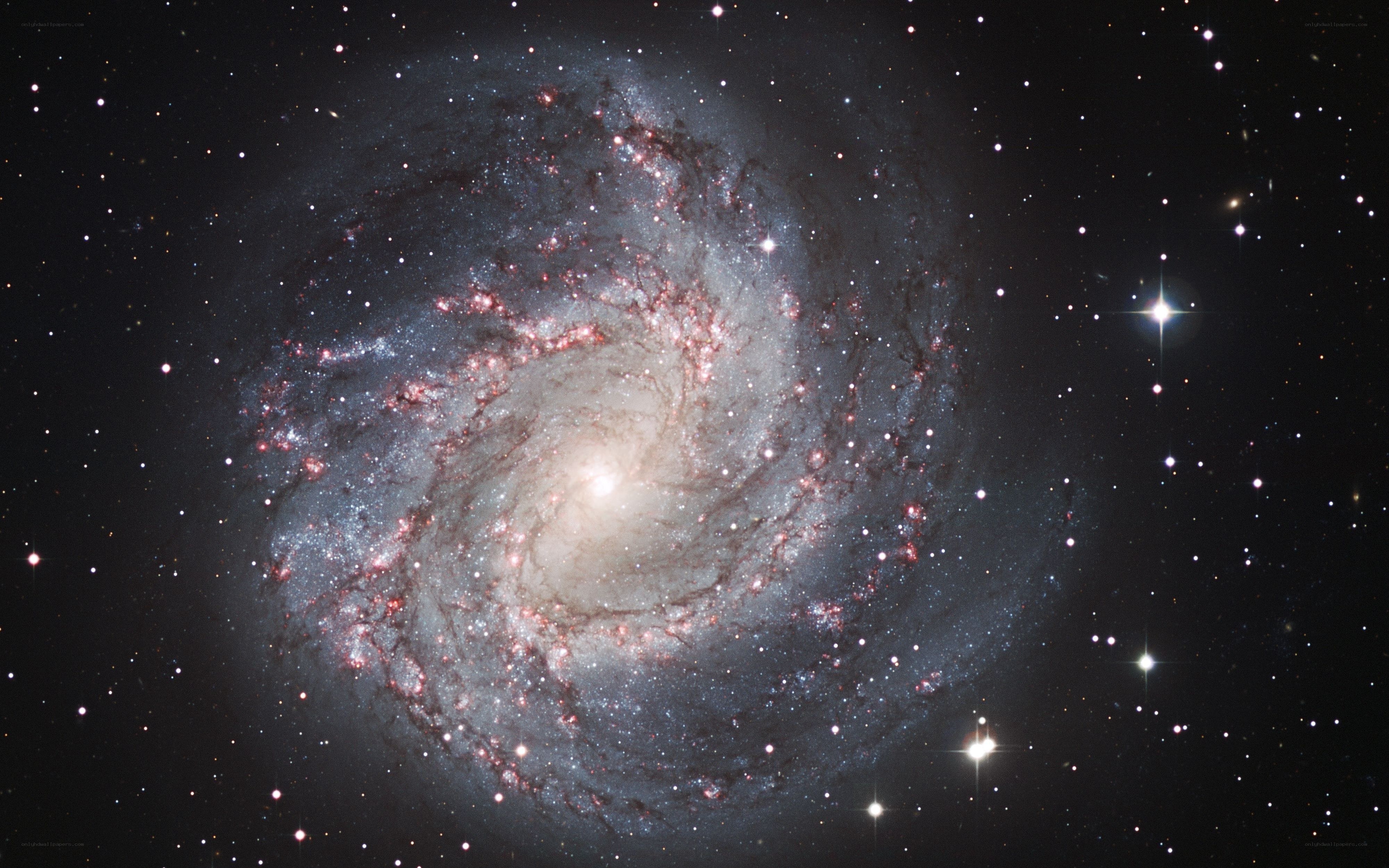 spiral galaxy in deep space