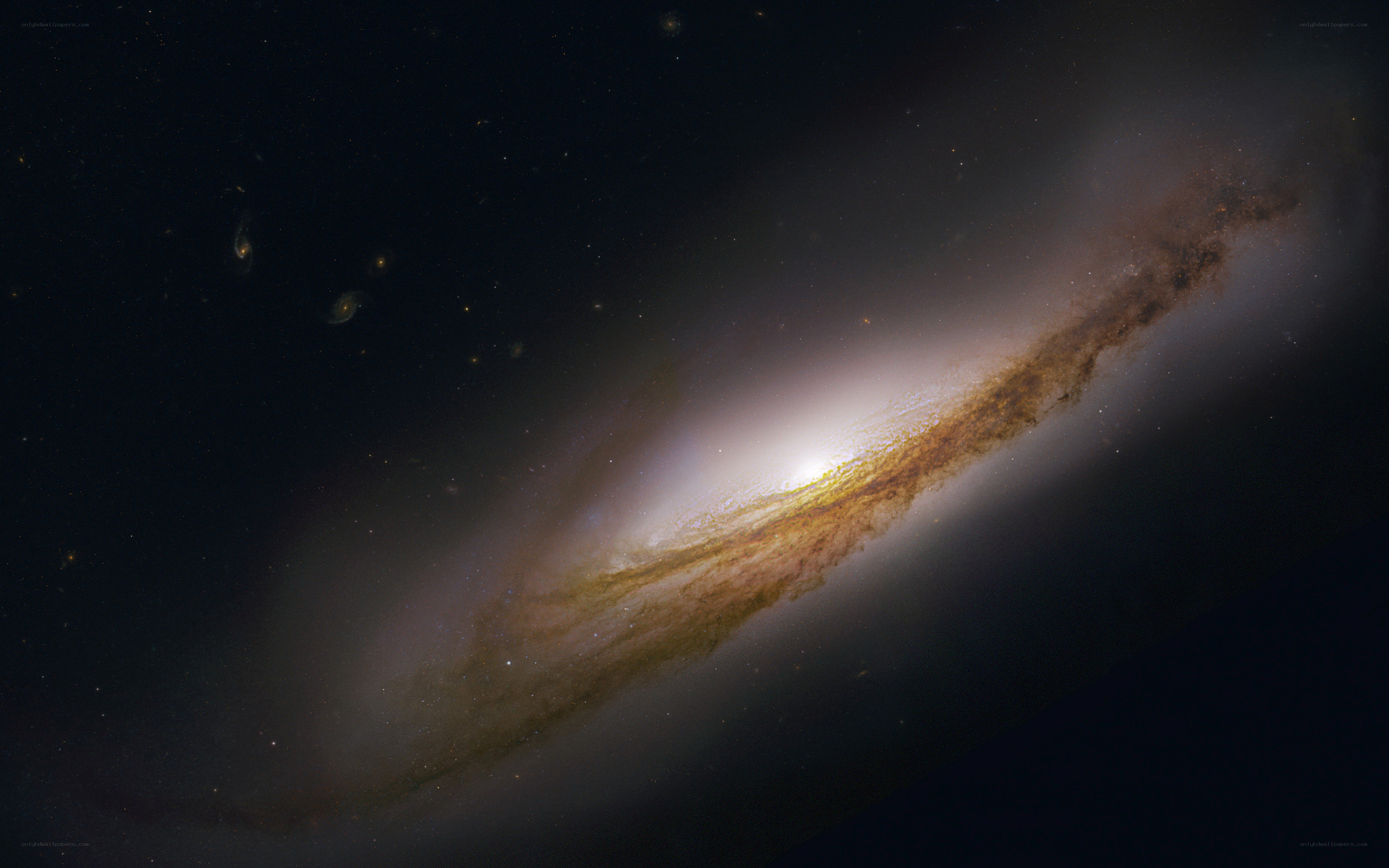 spiral galaxy in deep space