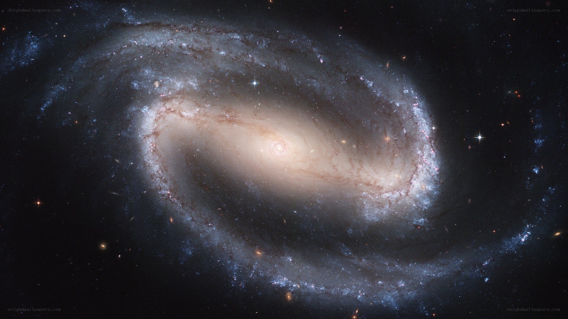 spiral galaxy in deep space