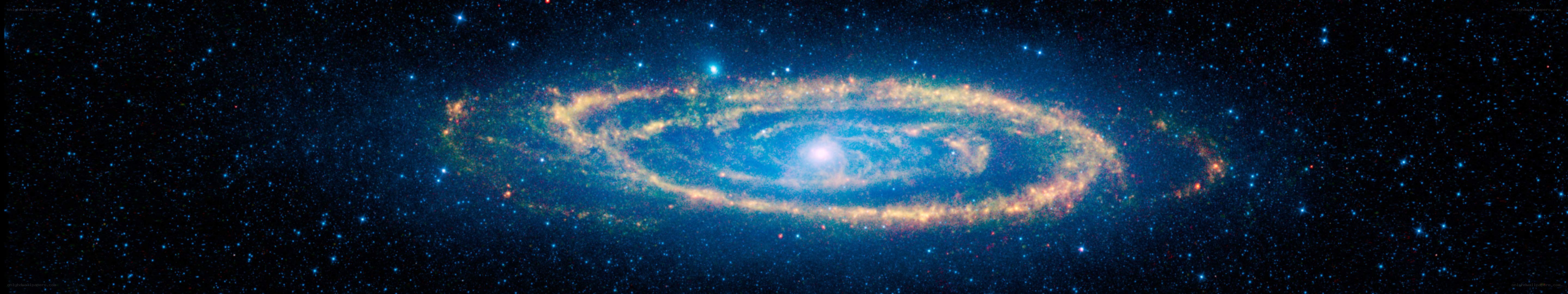 spiral galaxy in deep space