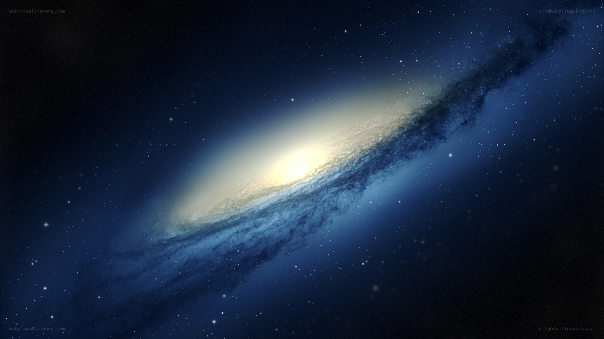 spiral galaxy in deep space