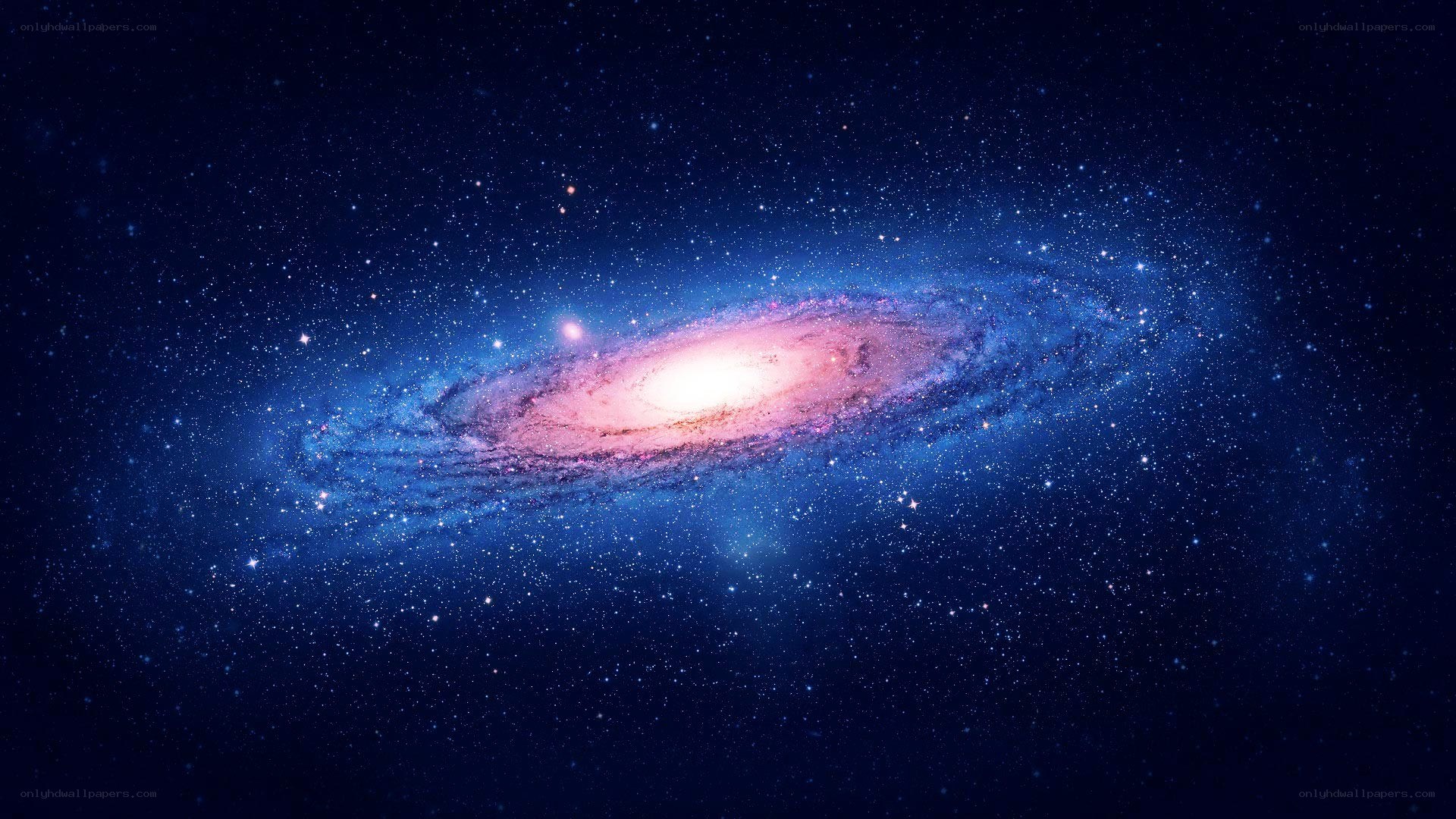 spiral galaxy in deep space