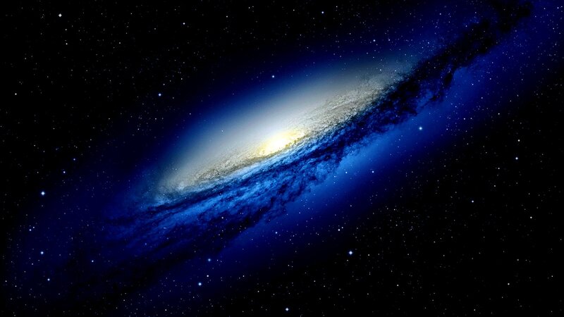 spiral galaxy in deep space