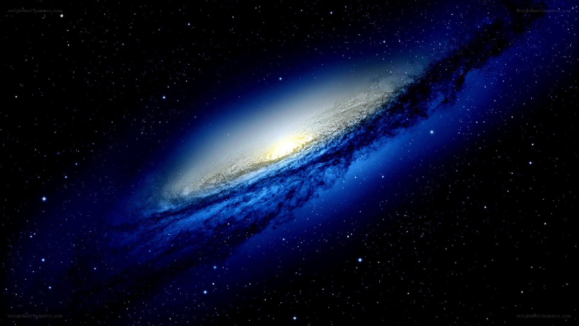 spiral galaxy in deep space