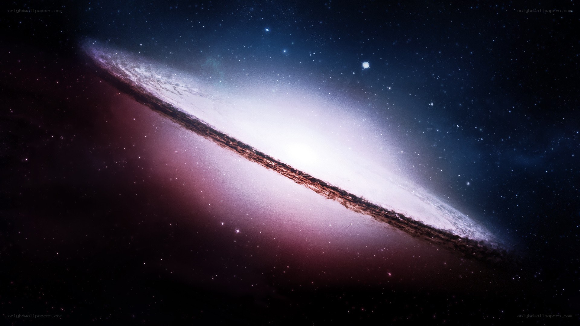 spiral galaxy in deep space