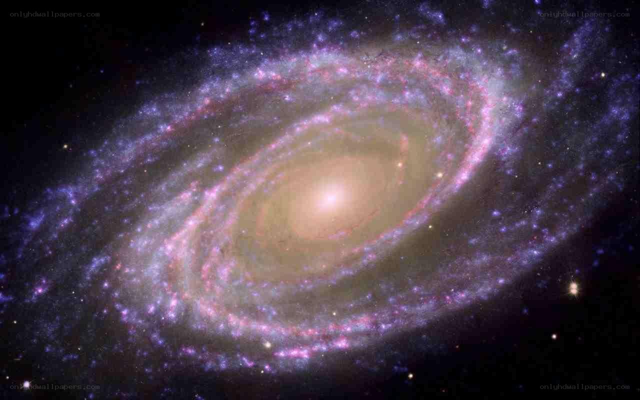 spiral galaxy in deep space