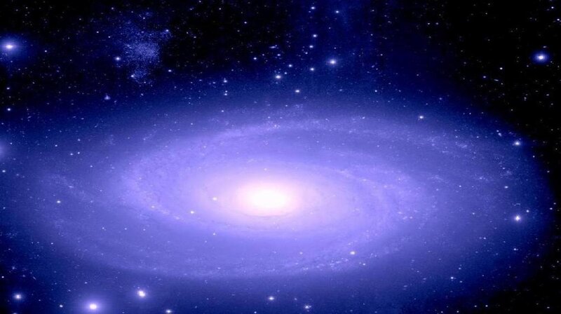 spiral galaxy in deep space