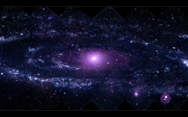 spiral galaxy in deep space