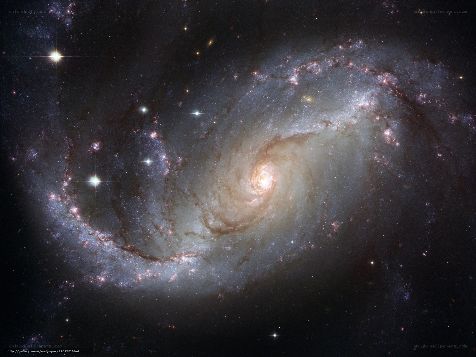 Spiral Galaxy in Deep Space