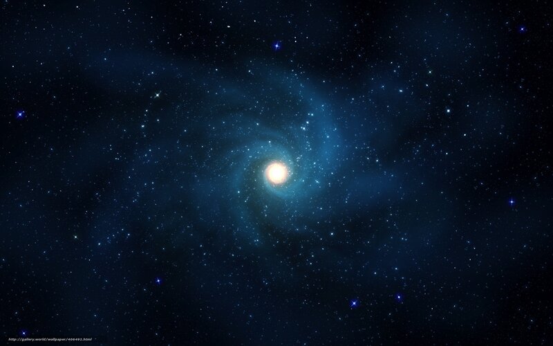 spiral galaxy in deep space