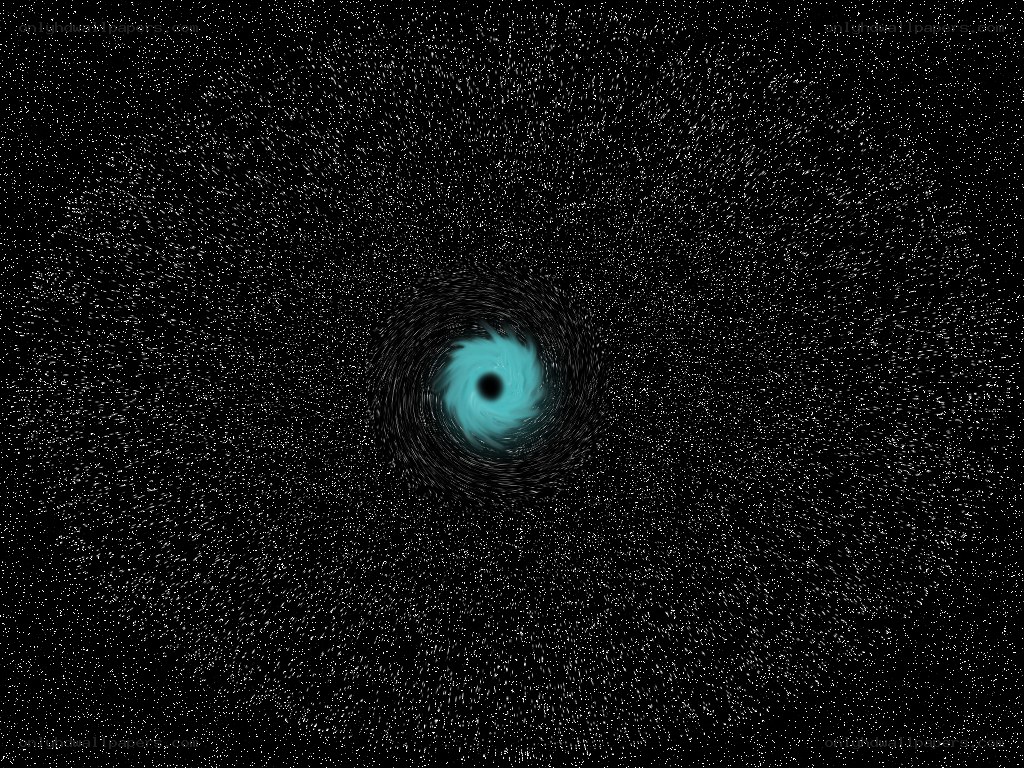 spiral galaxy in space