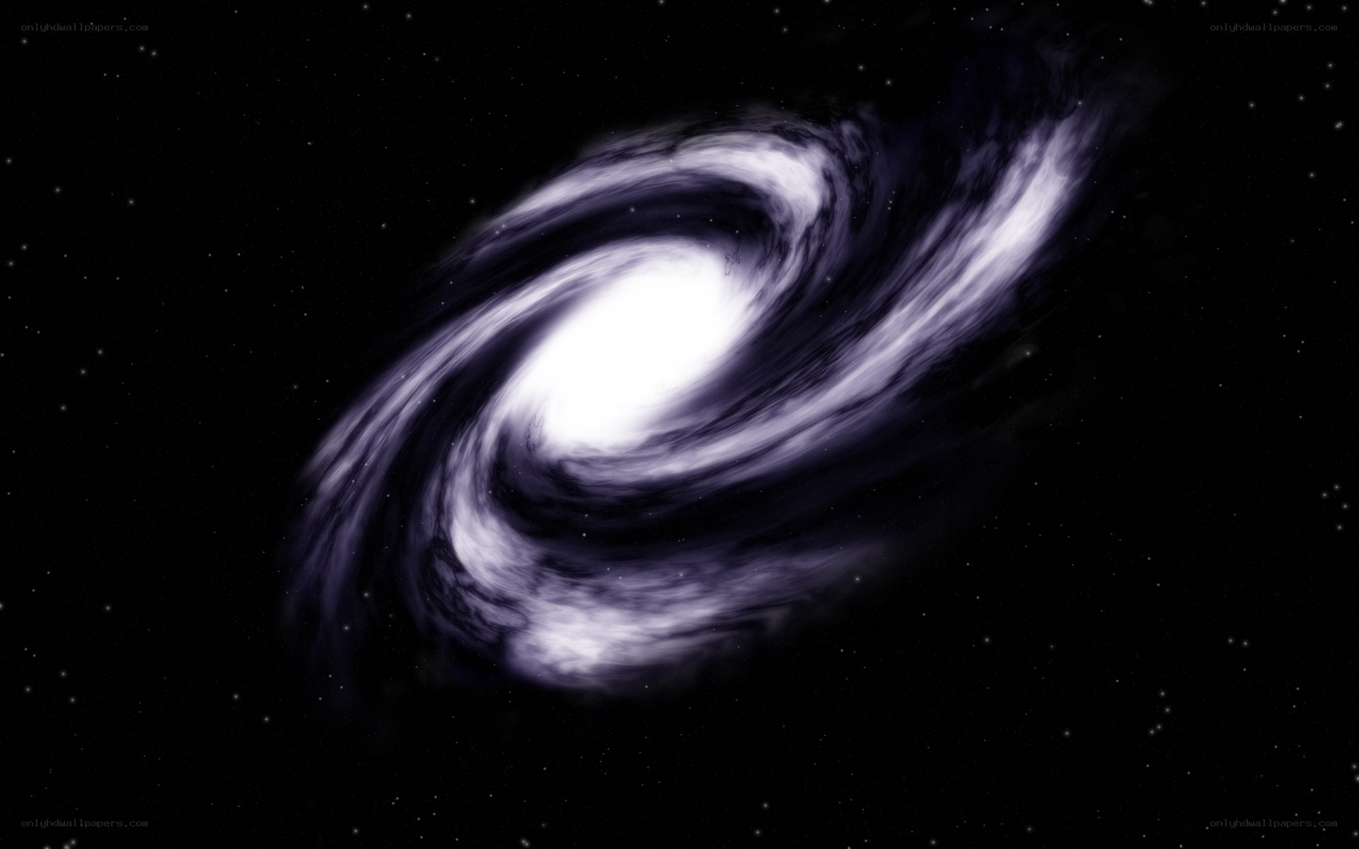 spiral galaxy in space