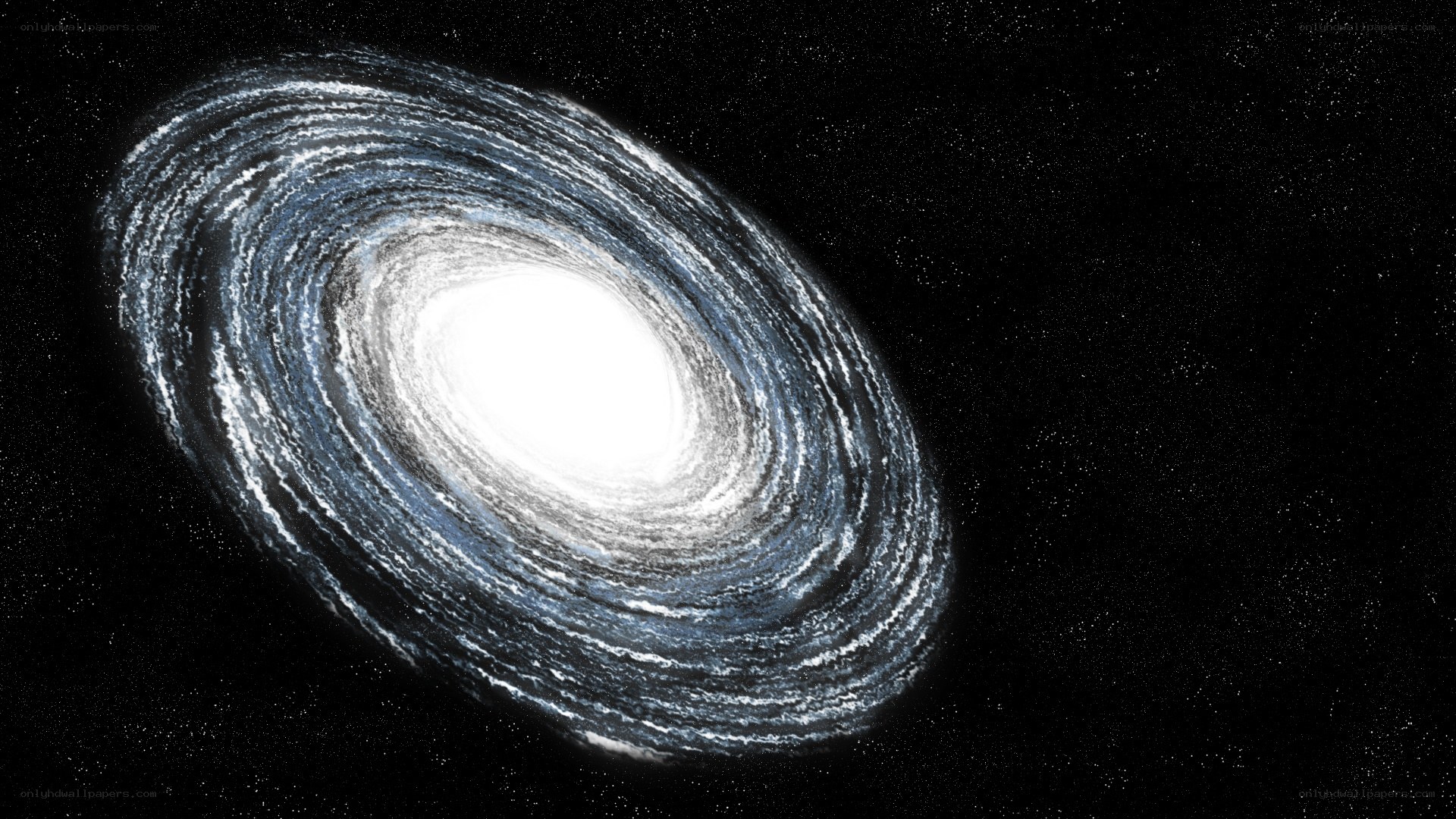 spiral galaxy in space