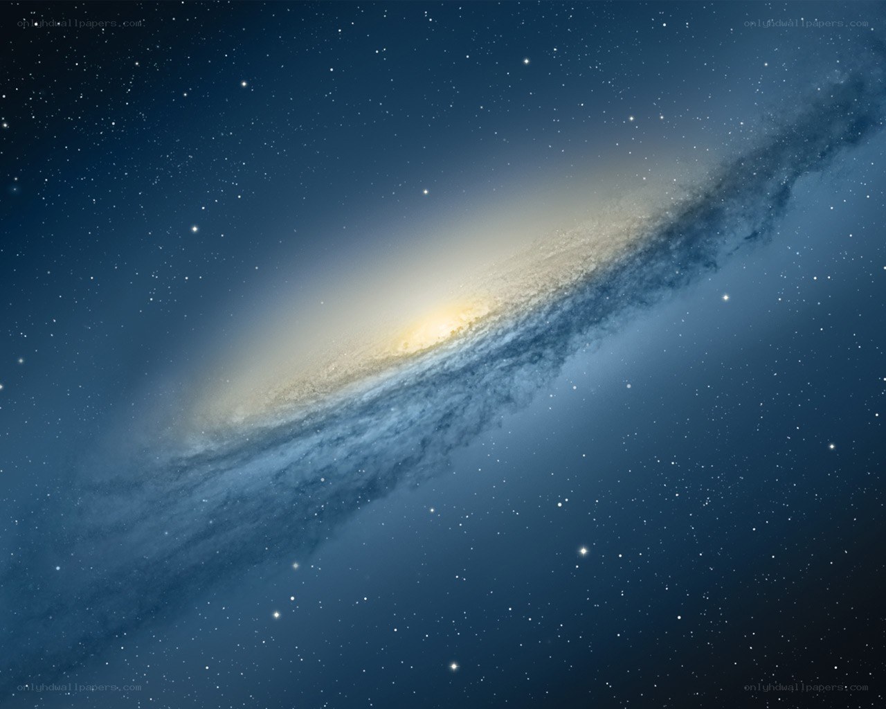 spiral galaxy in space
