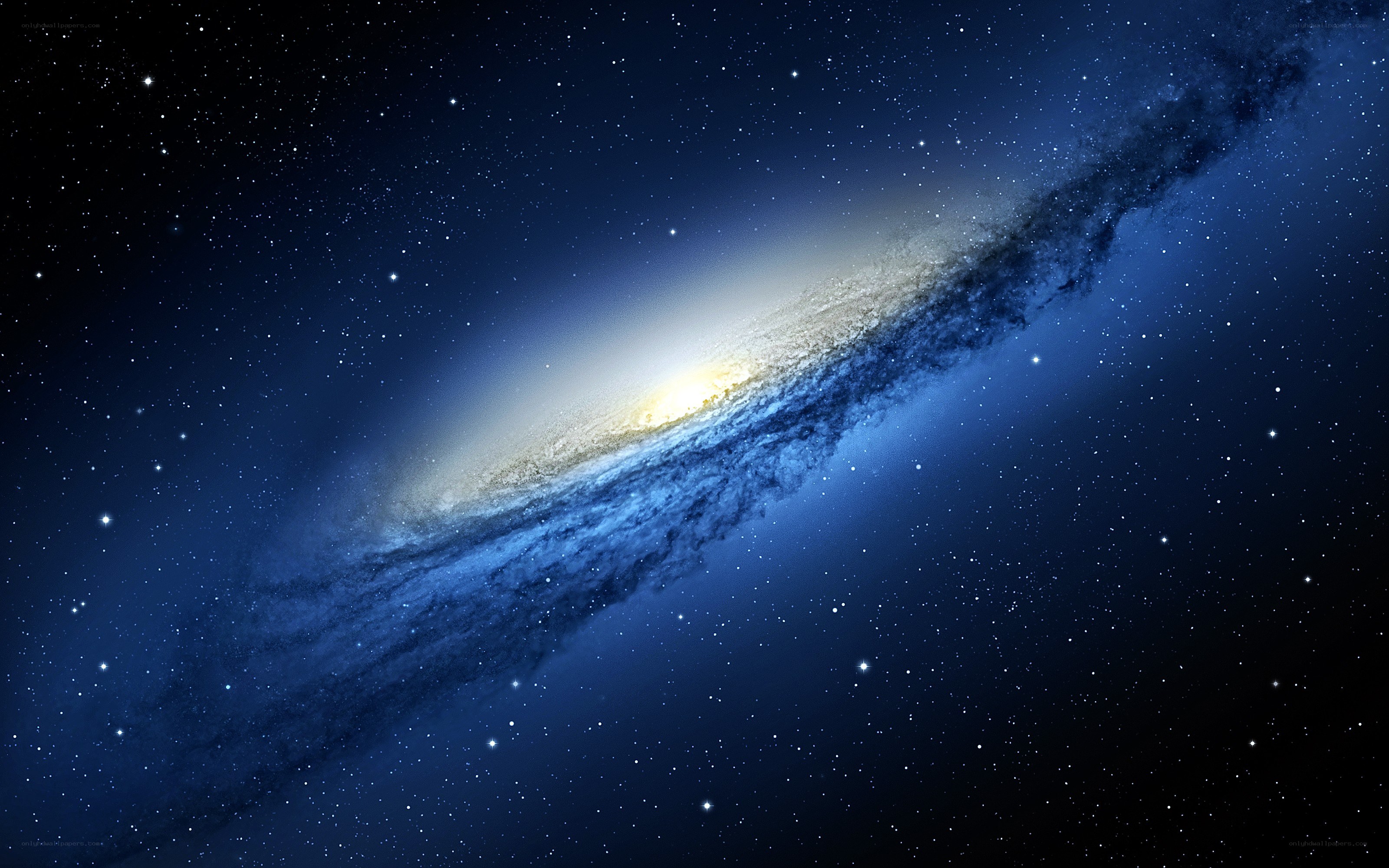spiral galaxy in space